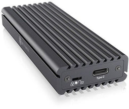 Icy Box IB-1817MC-C31 - Externe behuizing - M.2 30mm/42mm/60mm/80mm - USB 3.2 type-C - Grijs