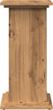 vidaXL - Sokkel - met - opbergruimte - 31x30x60 - cm - hout - artisanaal - eikenkleur