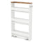 Coast Kruidenrek - Verrijdbaar - 4-Laags - 47,5 x 13 x 80,5 cm - Wit