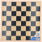 Schaakbord/dambord van hout 40 x 40 cm - Schaakspel/damspel - Schaken en dammen