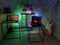 N-GEAR Disco Block 410 - Bluetooth Speaker - Karaoke Set met RGB LED Discobol - Zwart (2 microfoons)