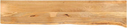 vidaXL - Tafelblad - met - natuurlijke - rand - 160x30x3,8 - cm - massief - mangohout