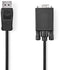 Nedis CCGB37301BK20 - DisplayPort naar VGA Kabel - 200cm - Zwart