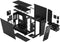 Fractal Design Meshify 2 XL - Tower Behuizing - Gehard glas - Zwart