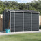 vidaXL - Tuinschuur - 191x300x198 - cm - gegalvaniseerd - staal - antracietkleurig