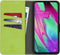 iMoshion Hoesje Geschikt voor Samsung Galaxy A40 Hoesje Met Pasjeshouder - iMoshion Uitneembare 2-in-1 Luxe Bookcase - Groen