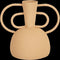 Mica Decorations Vario Vaas - L25 x B16 x H23 cm - Metaal - Perzik