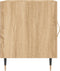 vidaXL - Nachtkastje - 40x40x50 - cm - bewerkt - hout - sonoma - eikenkleurig