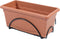 Plantenbak met schaal Plastiken Terra cotta Polypropyleen (40 x 24 cm)