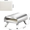 BIGHORN Gas Pizza Oven - Buiten - Edelstaal - 30.5cm pizzasteen - Temperatuur tot 460° - Met Gasdrukregelaarset 30 mbar & Slang 50 cm - Draagtas