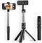 imoshion 2-in-1 Selfie Stick - Universele Selfiestick met Statief - Tripod Telefoon Statief - Inclusief Bluetooth Afstandsbediening - Universele Telefoonhouder - 67 cm