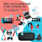 iMoshion 34-delige Set geschikt voor Nintendo Switch (OLED) - Game Accessoires en Bescherming - Golfsticks, Tennisrackets, Stuur, Joy Con, Controller, Case, Oplaadstation