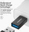 imoshion Adapter - 2-pack USB C (Male) naar USB A (Female) Adapter / Converter - USB 3.1 - 5 GBps - USB C naar USB A Hub