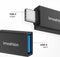 imoshion Adapter - 2-pack USB C (Male) naar USB A (Female) Adapter / Converter - USB 3.1 - 5 GBps - USB C naar USB A Hub