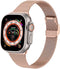 imoshion Bandje Geschikt voor Apple Watch Bandje Series 1-10 / SE / Ultra (2) - 42/44/45/46/49 mm - imoshion Milanees vouwband - Rosé Goud
