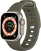 iMoshion Bandje Geschikt voor Apple Watch Bandje Series 1 / 2 / 3 / 4 / 5 / 6 / 7 / 8 / 9 / SE / Ultra (2) - 42 / 44 / 45 / 49 mm - iMoshion Siliconen band - Groen