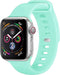 iMoshion Bandje Geschikt voor Apple Watch Bandje Series 1 / 2 / 3 / 4 / 5 / 6 / 7 / 8 / 9 / SE - 38 / 40 / 41 mm - iMoshion Siliconen band - Turquoise