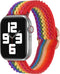 imoshion Bandje Geschikt voor Apple Watch Bandje Series 1 / 2 / 3 / 4 / 5 / 6 / 7 / 8 / 9 / SE - 38 / 40 / 41 mm / Series 10 - 42 mm - imoshion Elastisch nylon band - Meerkleurig