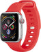 iMoshion Bandje Geschikt voor Apple Watch Bandje Series 1 / 2 / 3 / 4 / 5 / 6 / 7 / 8 / 9 / SE - 38 / 40 / 41 mm - iMoshion Siliconen band - Rood