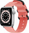 imoshion Bandje Geschikt voor Apple Watch Bandje Series 1 / 2 / 3 / 4 / 5 / 6 / 7 / 8 / 9 / SE - 38 / 40 / 41 mm / Series 10 - 42 mm - imoshion Nylon band - Roze
