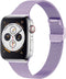 imoshion Bandje Geschikt voor Apple Watch Bandje Series 1 / 2 / 3 / 4 / 5 / 6 / 7 / 8 / 9 / SE - 38 / 40 / 41 mm / Series 10 - 42 mm - imoshion Milanees vouwband - Paars