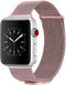 imoshion Bandje Geschikt voor Apple Watch Bandje Series 1 / 2 / 3 / 4 / 5 / 6 / 7 / 8 / 9 / SE - 38 / 40 / 41 mm / Series 10 - 42 mm Maat M - imoshion Milanees magnetische band - Roze