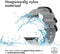 iMoshion Bandje Geschikt voor Apple Watch Bandje Series 1 / 2 / 3 / 4 / 5 / 6 / 7 / 8 / 9 / SE - 38 / 40 / 41 mm - iMoshion Nylon band - Grijs