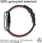 iMoshion Bandje Geschikt voor Apple Watch Bandje Series 1 / 2 / 3 / 4 / 5 / 6 / 7 / 8 / 9 / SE - 38 / 40 / 41 mm - iMoshion Sport band buckle - Donkergrijs