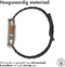 iMoshion Bandje Geschikt voor Apple Watch Bandje Series 1 / 2 / 3 / 4 / 5 / 6 / 7 / 8 / 9 / SE / Ultra (2) - 42 / 44 / 45 / 49 mm - iMoshion Magnetisch lederen band - Zwart