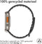 iMoshion Bandje Geschikt voor Apple Watch Bandje Series 1 / 2 / 3 / 4 / 5 / 6 / 7 / 8 / 9 / SE / Ultra (2) - 42 / 44 / 45 / 49 mm - iMoshion Siliconen band - Zwart