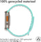 iMoshion Bandje Geschikt voor Apple Watch Bandje Series 1 / 2 / 3 / 4 / 5 / 6 / 7 / 8 / 9 / SE / Ultra (2) - 42 / 44 / 45 / 49 mm - iMoshion Siliconen band - Turquoise