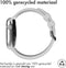 iMoshion Bandje Geschikt voor Apple Watch Bandje Series 1 / 2 / 3 / 4 / 5 / 6 / 7 / 8 / 9 / SE - 38 / 40 / 41 mm - iMoshion Sport band buckle - Grijs