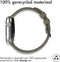 iMoshion Bandje Geschikt voor Apple Watch Bandje Series 1 / 2 / 3 / 4 / 5 / 6 / 7 / 8 / 9 / SE - 38 / 40 / 41 mm - iMoshion Sport band buckle - Groen