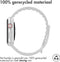 iMoshion Bandje Geschikt voor Apple Watch Bandje Series 1 / 2 / 3 / 4 / 5 / 6 / 7 / 8 / 9 / SE - 38 / 40 / 41 mm - iMoshion Siliconen band - Lichtgrijs