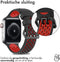 iMoshion Bandje Geschikt voor Apple Watch Bandje Series 1 / 2 / 3 / 4 / 5 / 6 / 7 / 8 / 9 / SE - 38 / 40 / 41 mm - iMoshion Sport band buckle - Donkergrijs