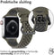 iMoshion Bandje Geschikt voor Apple Watch Bandje Series 1 / 2 / 3 / 4 / 5 / 6 / 7 / 8 / 9 / SE - 38 / 40 / 41 mm - iMoshion Sport band buckle - Groen