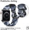 imoshion Bandje Geschikt voor Apple Watch Bandje Series 1 / 2 / 3 / 4 / 5 / 6 / 7 / 8 / 9 / SE - 38 / 40 / 41 mm / Series 10 - 42 mm - imoshion Nylon band - Donkergrijs