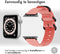 imoshion Bandje Geschikt voor Apple Watch Bandje Series 1 / 2 / 3 / 4 / 5 / 6 / 7 / 8 / 9 / SE - 38 / 40 / 41 mm / Series 10 - 42 mm - imoshion Nylon band - Roze