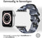 imoshion Bandje Geschikt voor Apple Watch Bandje Series 1 / 2 / 3 / 4 / 5 / 6 / 7 / 8 / 9 / SE - 38 / 40 / 41 mm / Series 10 - 42 mm - imoshion Nylon band - Donkergrijs