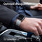 iMoshion Bandje Geschikt voor Apple Watch Bandje Series 1 / 2 / 3 / 4 / 5 / 6 / 7 / 8 / 9 / SE / Ultra (2) - 42 / 44 / 45 / 49 mm - iMoshion Magnetisch lederen band - Wit