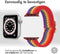 imoshion Bandje Geschikt voor Apple Watch Bandje Series 1 / 2 / 3 / 4 / 5 / 6 / 7 / 8 / 9 / SE - 38 / 40 / 41 mm / Series 10 - 42 mm - imoshion Elastisch nylon band - Meerkleurig
