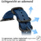 iMoshion Bandje Geschikt voor Apple Watch Bandje Series 1 / 2 / 3 / 4 / 5 / 6 / 7 / 8 / 9 / SE / Ultra (2) - 42 / 44 / 45 / 49 mm - iMoshion Nylon band - Donkerblauw
