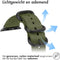 iMoshion Bandje Geschikt voor Apple Watch Bandje Series 1 / 2 / 3 / 4 / 5 / 6 / 7 / 8 / 9 / SE / Ultra (2) - 42 / 44 / 45 / 49 mm - iMoshion Nylon band - Groen