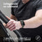imoshion Bandje Geschikt voor Apple Watch Bandje Series 1 / 2 / 3 / 4 / 5 / 6 / 7 / 8 / 9 / SE - 38 / 40 / 41 mm / Series 10 - 42 mm - imoshion Elastisch nylon band - Donkergroen