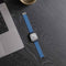 iMoshion Bandje Geschikt voor Apple Watch Bandje Series 1 / 2 / 3 / 4 / 5 / 6 / 7 / 8 / 9 / SE / Ultra (2) - 42 / 44 / 45 / 49 mm - iMoshion Magnetisch lederen band - Blauw