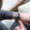 imoshion Bandje Geschikt voor Apple Watch Bandje Series 1 / 2 / 3 / 4 / 5 / 6 / 7 / 8 / 9 / SE - 38 / 40 / 41 mm / Series 10 - 42 mm - imoshion Elastisch nylon band - Donkergroen