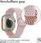imoshion Bandje Geschikt voor Apple Watch Bandje Series 1 t/m 10 / SE / Ultra (2) (44/45/46/49 mm) - imoshion Elastisch nylon band - Roze