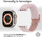 imoshion Bandje Geschikt voor Apple Watch Bandje Series 1 t/m 10 / SE / Ultra (2) (44/45/46/49 mm) - imoshion Elastisch nylon band - Roze