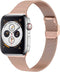 imoshion Bandje Geschikt voor Apple Watch Bandje Series 1 t/m 9 / SE (38 / 40 / 41 mm) | Series 10 (42 mm) - imoshion Milanees vouwband - Rosé Goud