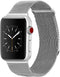 imoshion Bandje Geschikt voor Apple Watch Bandje Series 1 t/m 9 / SE (38 / 40 / 41 mm) | Series 10 (42 mm) Maat S - imoshion Milanees magnetische band - Zilver